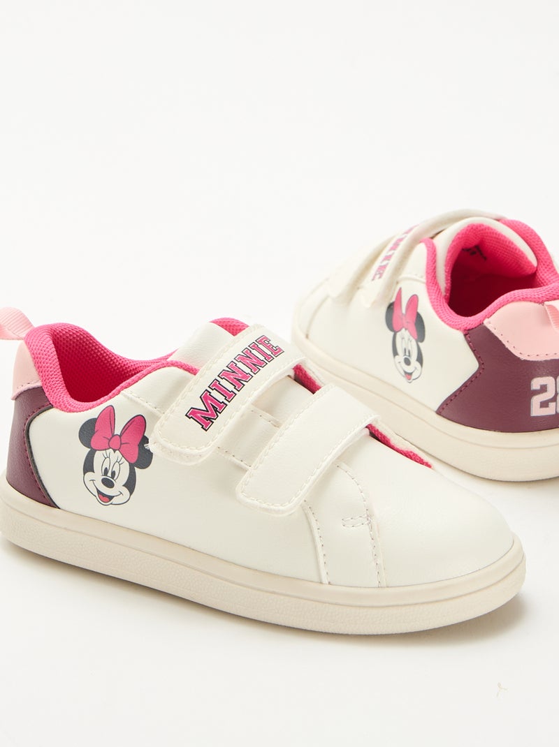 Zapatillas con velcro 'Minnie' Blanco - Kiabi