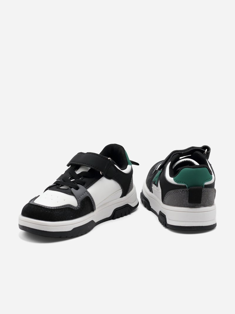Zapatillas con velcro Negro - Kiabi