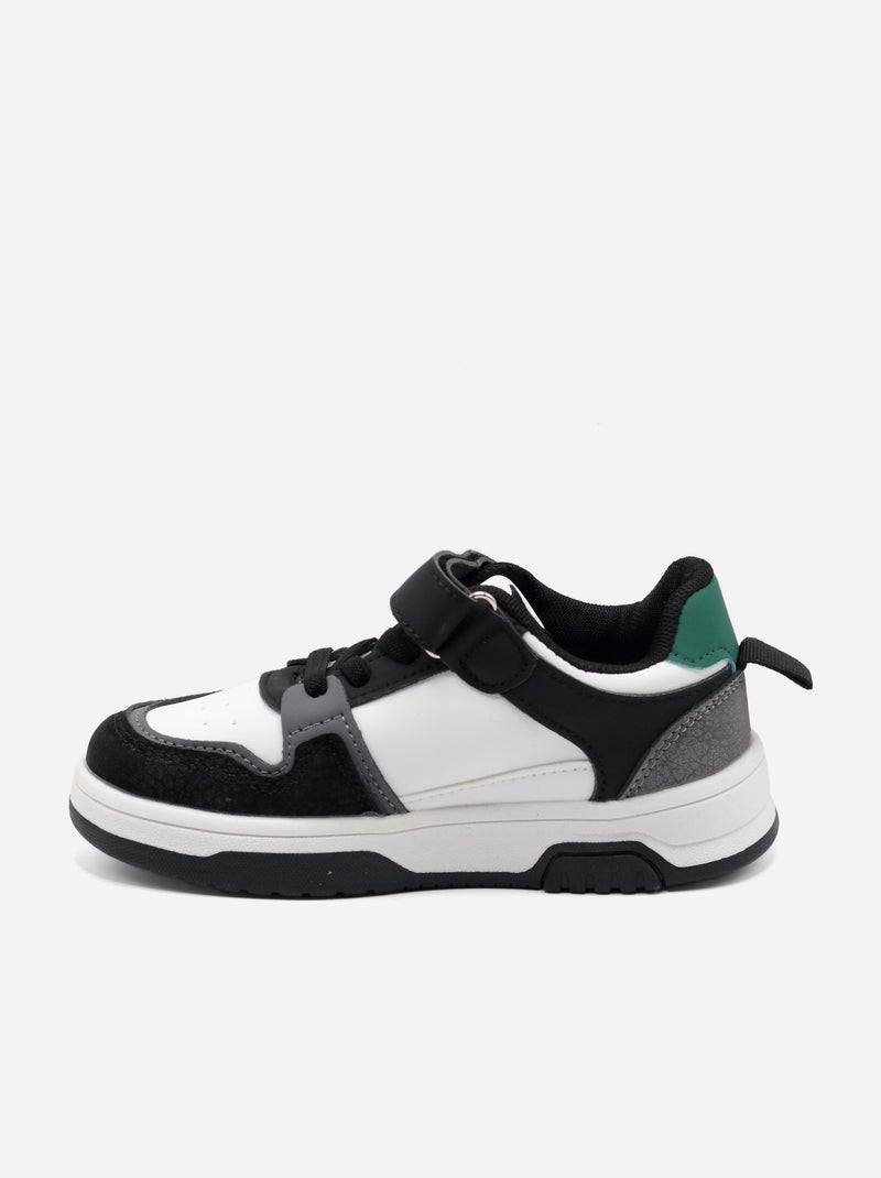 Zapatillas con velcro Negro - Kiabi