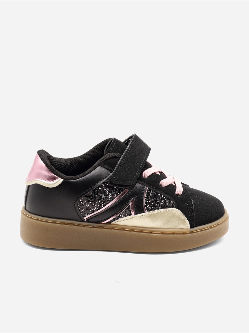 Zapatillas con velcro Negro - Kiabi