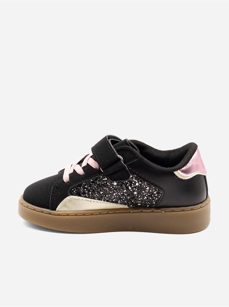 Zapatillas con velcro Negro - Kiabi