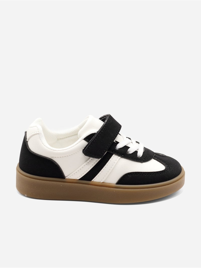 Zapatillas con velcro Negro - Kiabi