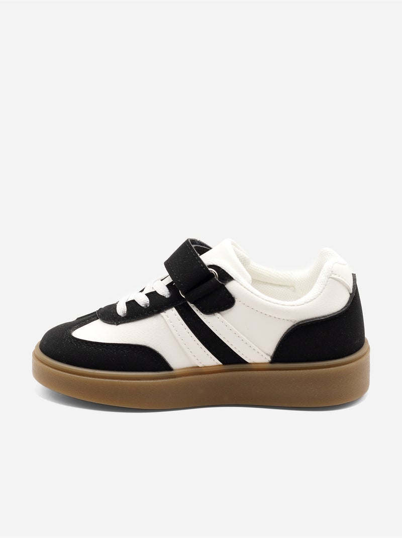 Zapatillas con velcro Negro - Kiabi