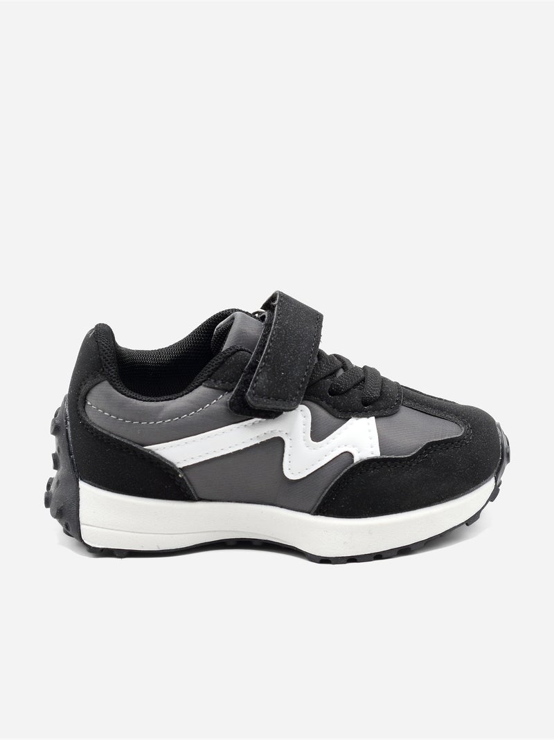 Zapatillas con velcro Negro - Kiabi
