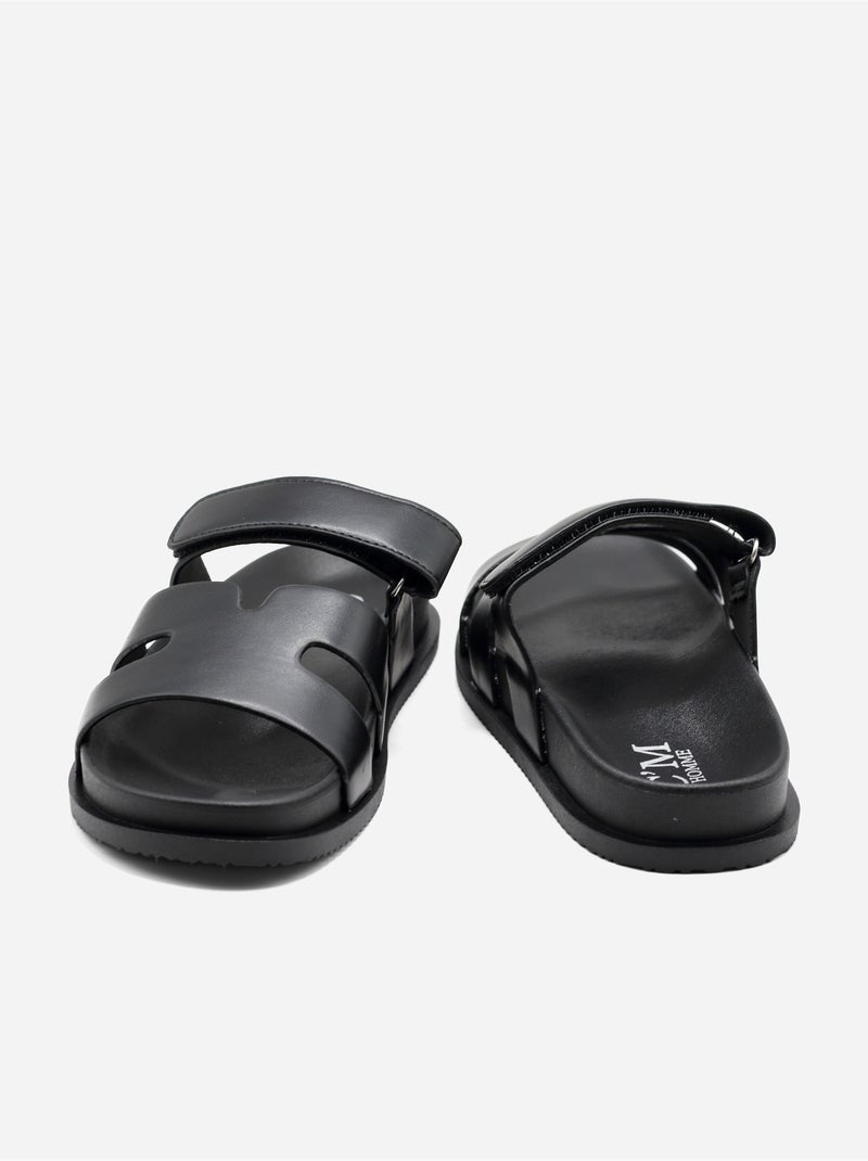 Zapatillas con velcro Negro - Kiabi
