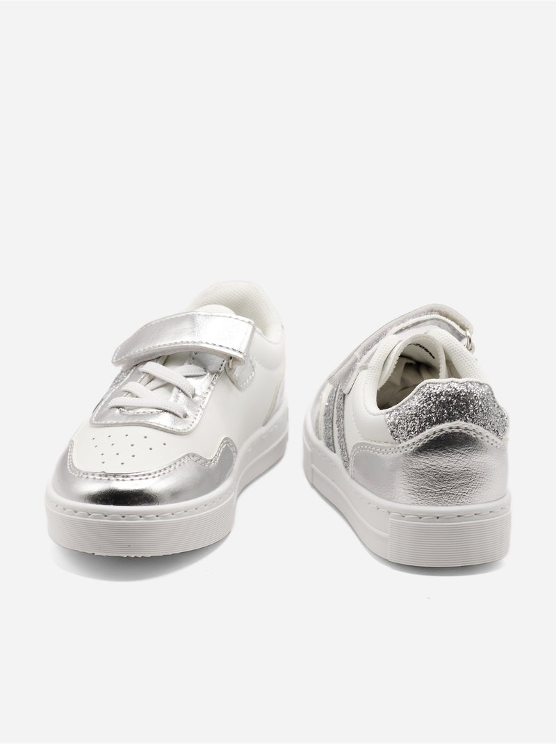 Zapatillas con velcro Plata - Kiabi