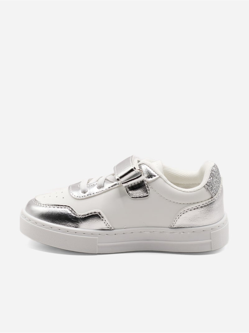 Zapatillas con velcro Plata - Kiabi