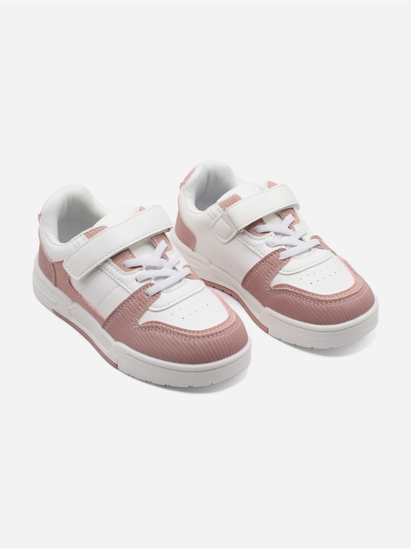Zapatillas con velcro Rosa - Kiabi