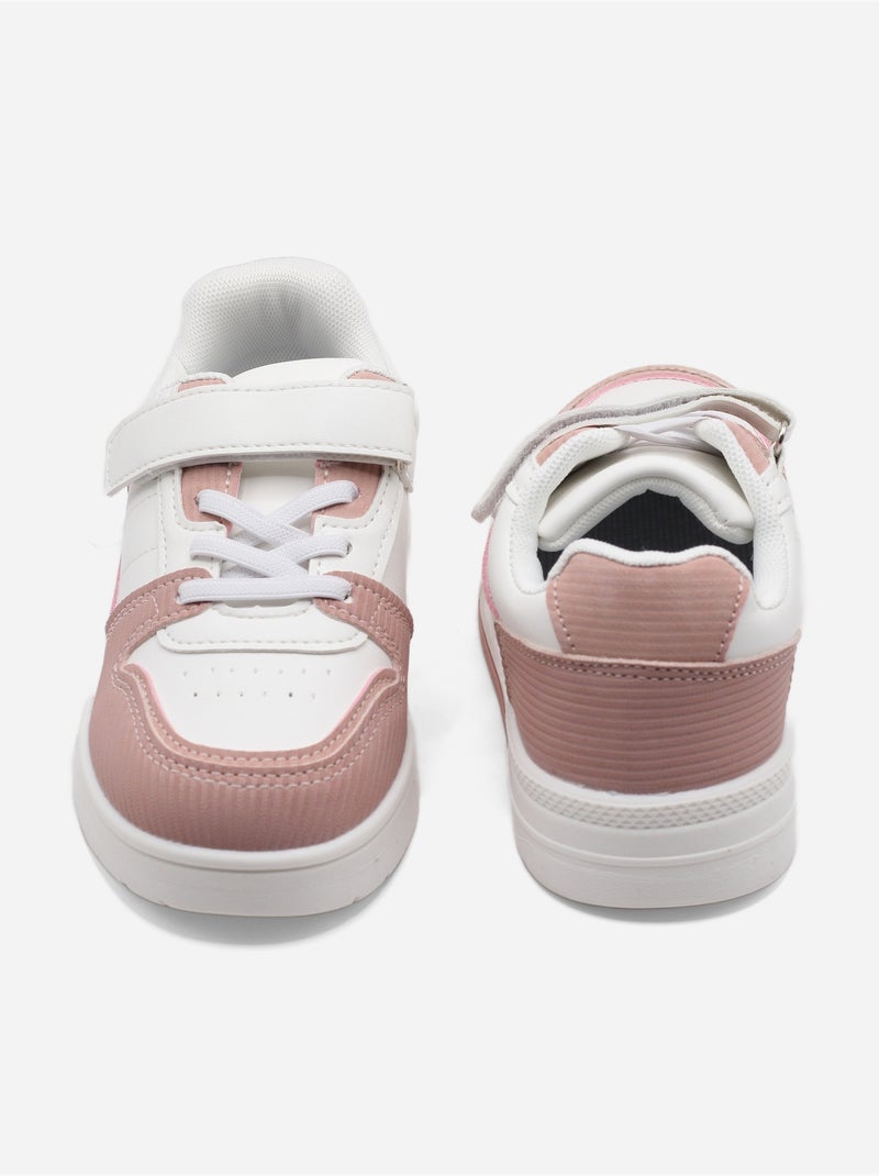 Zapatillas con velcro Rosa - Kiabi