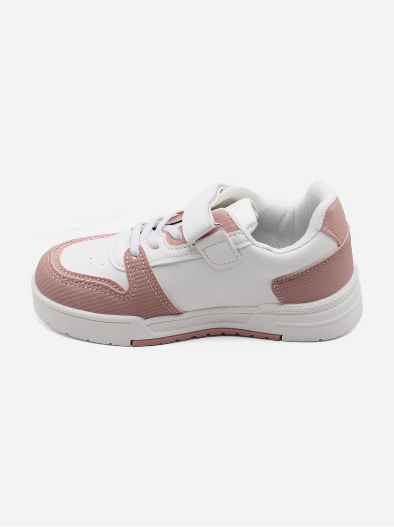 Zapatillas con velcro Rosa - Kiabi