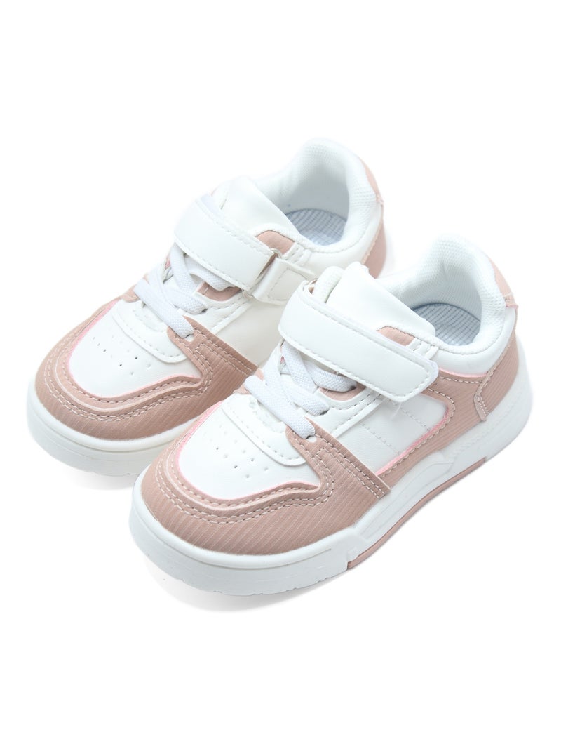 Zapatillas con velcro Rosa - Kiabi