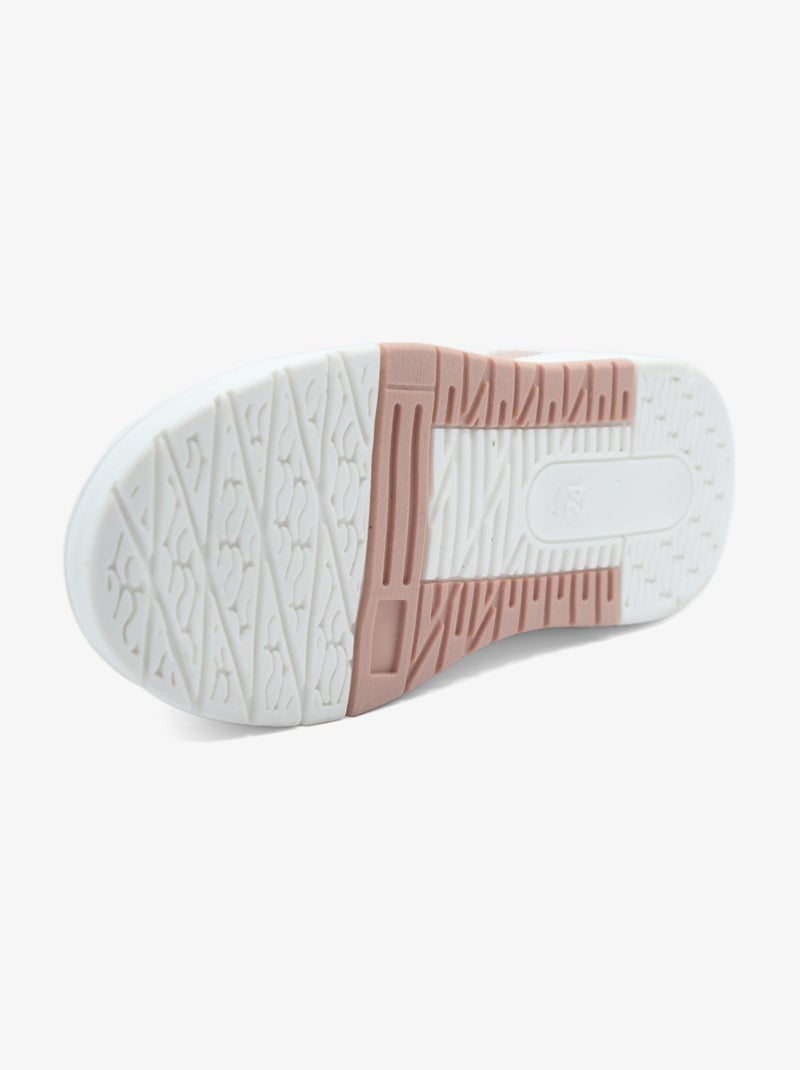 Zapatillas con velcro Rosa - Kiabi