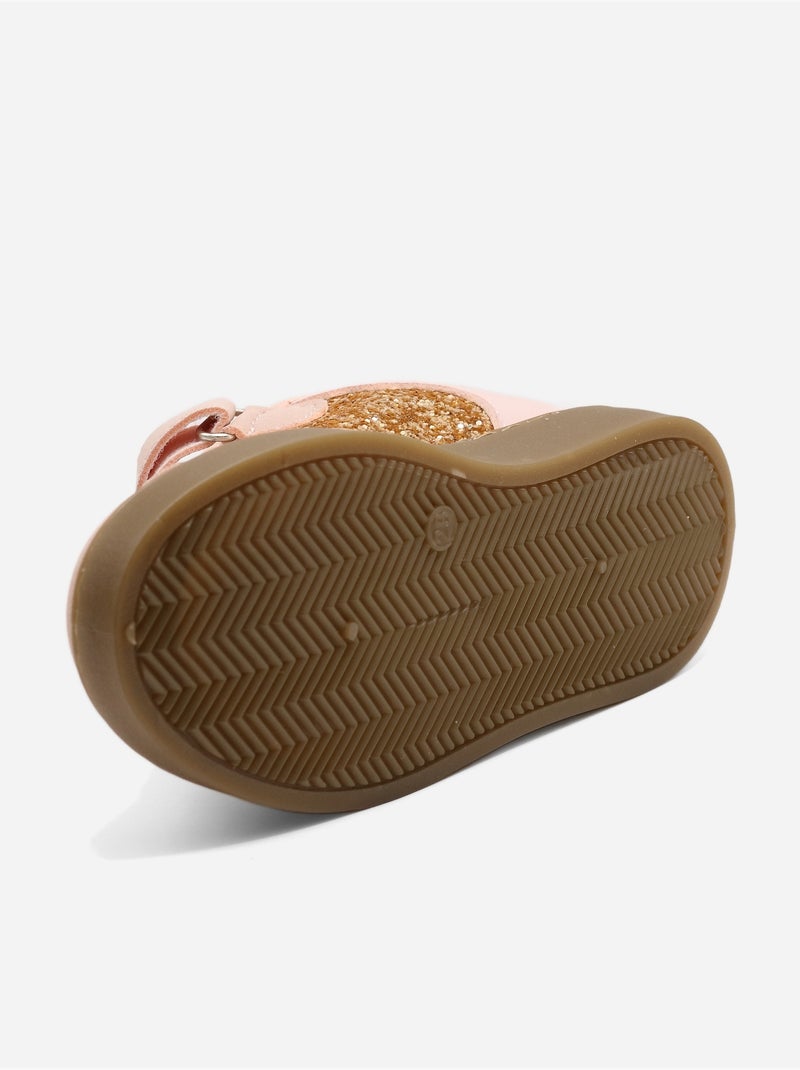 Zapatillas con velcro Rosa - Kiabi