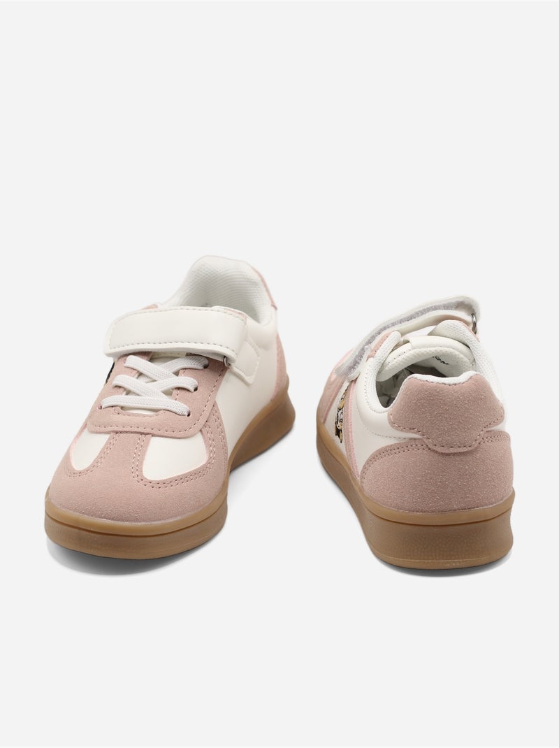 Zapatillas con velcro Rosa - Kiabi