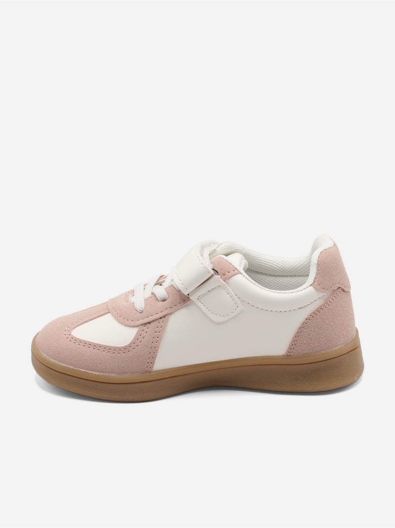 Zapatillas con velcro Rosa - Kiabi