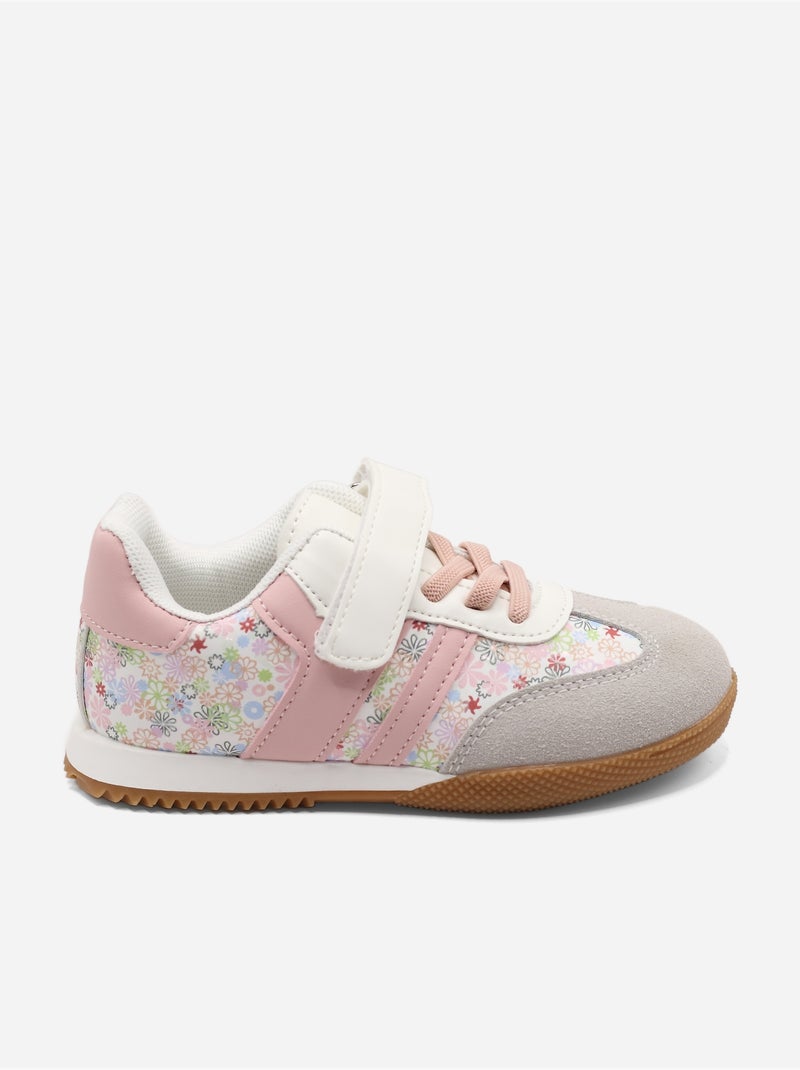 Zapatillas con velcro Rosa - Kiabi