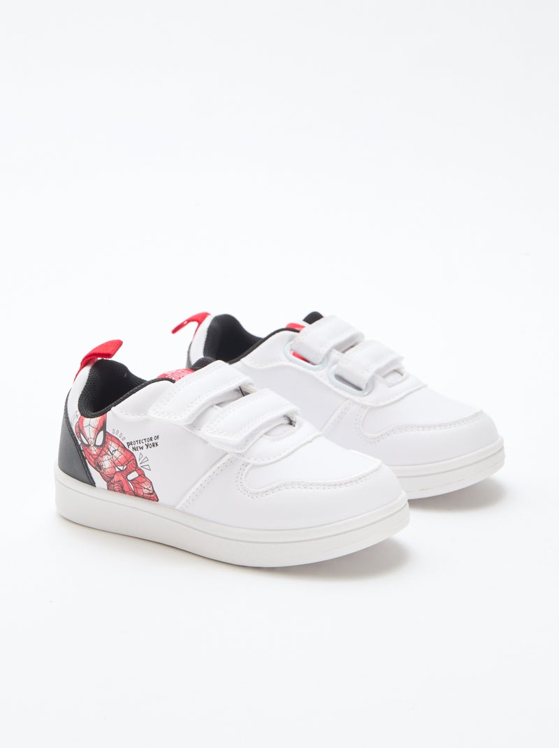 Zapatillas con velcro 'Spider-Man' 'Marvel' Blanco - Kiabi