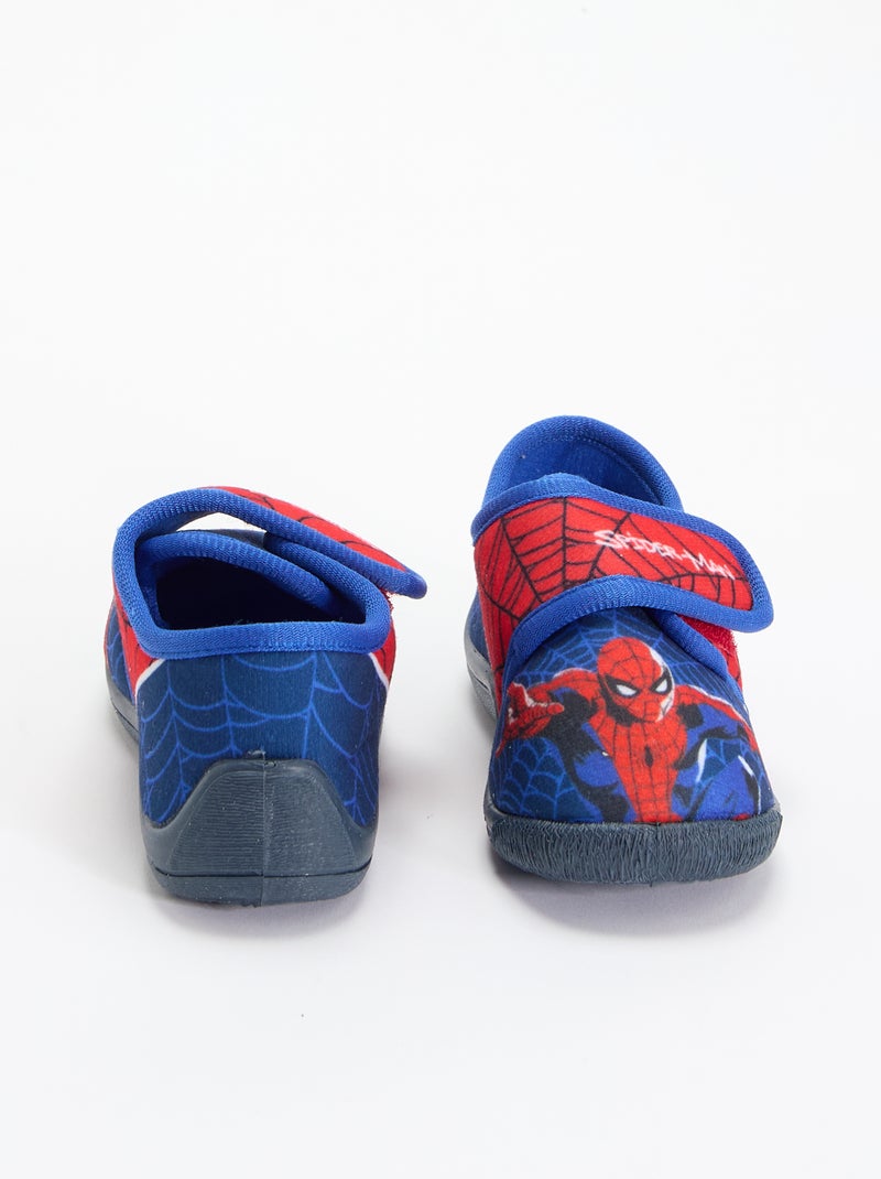Zapatillas con velcro 'Spiderman' Azul - Kiabi