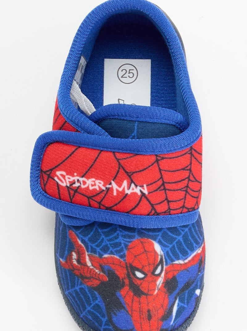 Zapatillas con velcro 'Spiderman' Azul - Kiabi