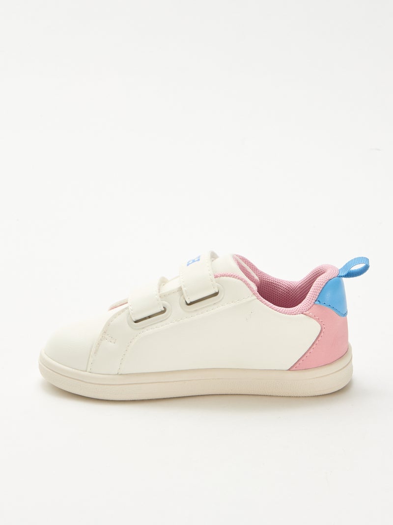 Zapatillas con velcro 'Stitch' Blanco - Kiabi