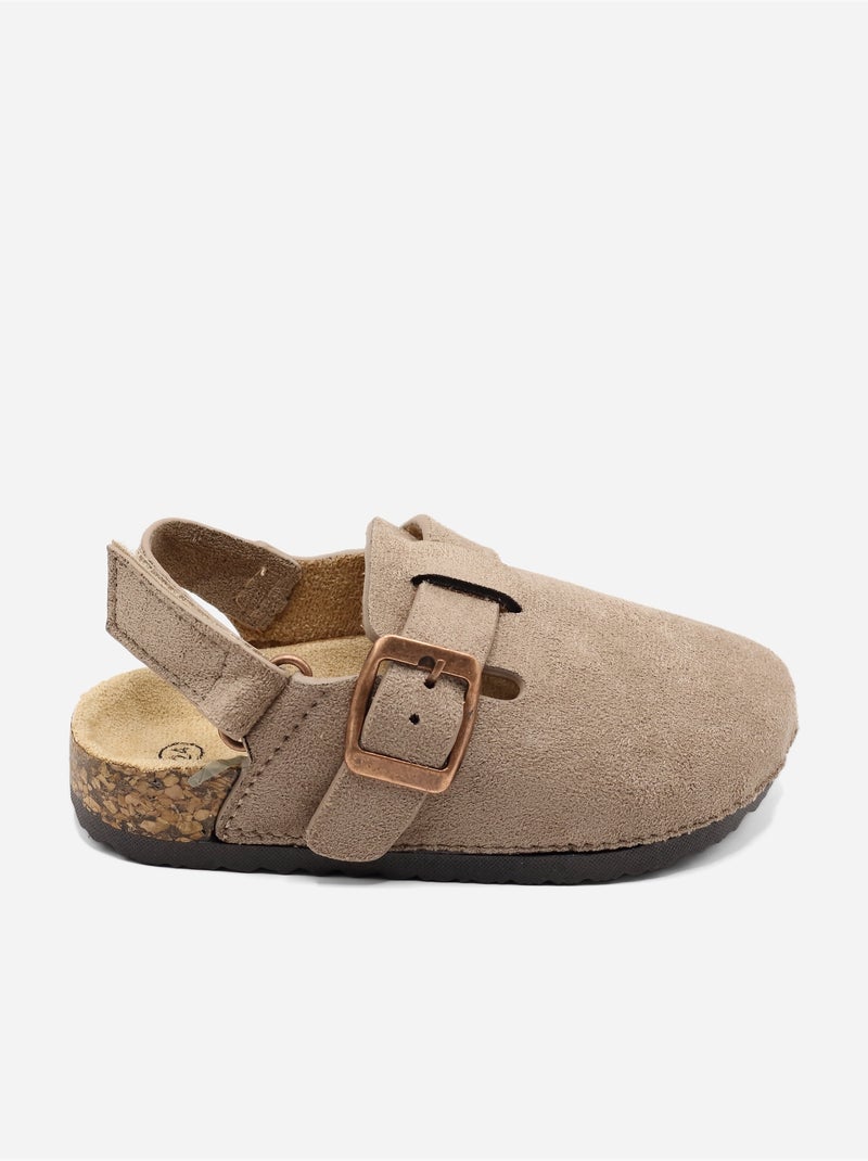 Zapatillas con velcro Taupe - Kiabi