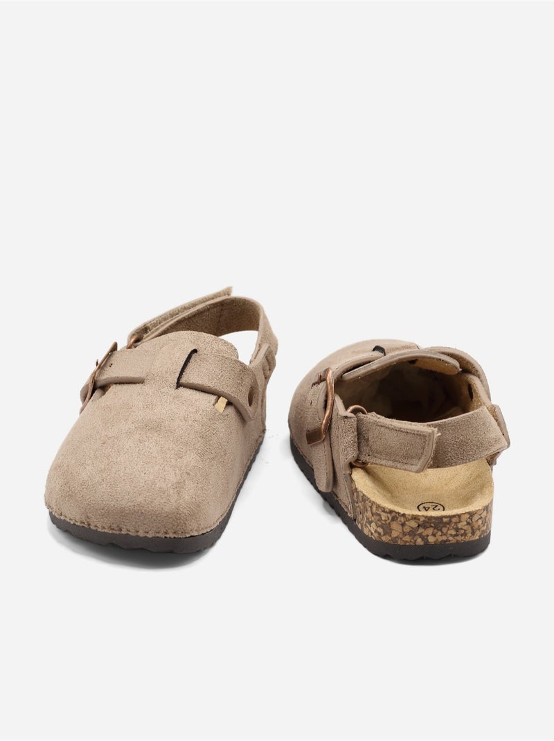Zapatillas con velcro Taupe - Kiabi