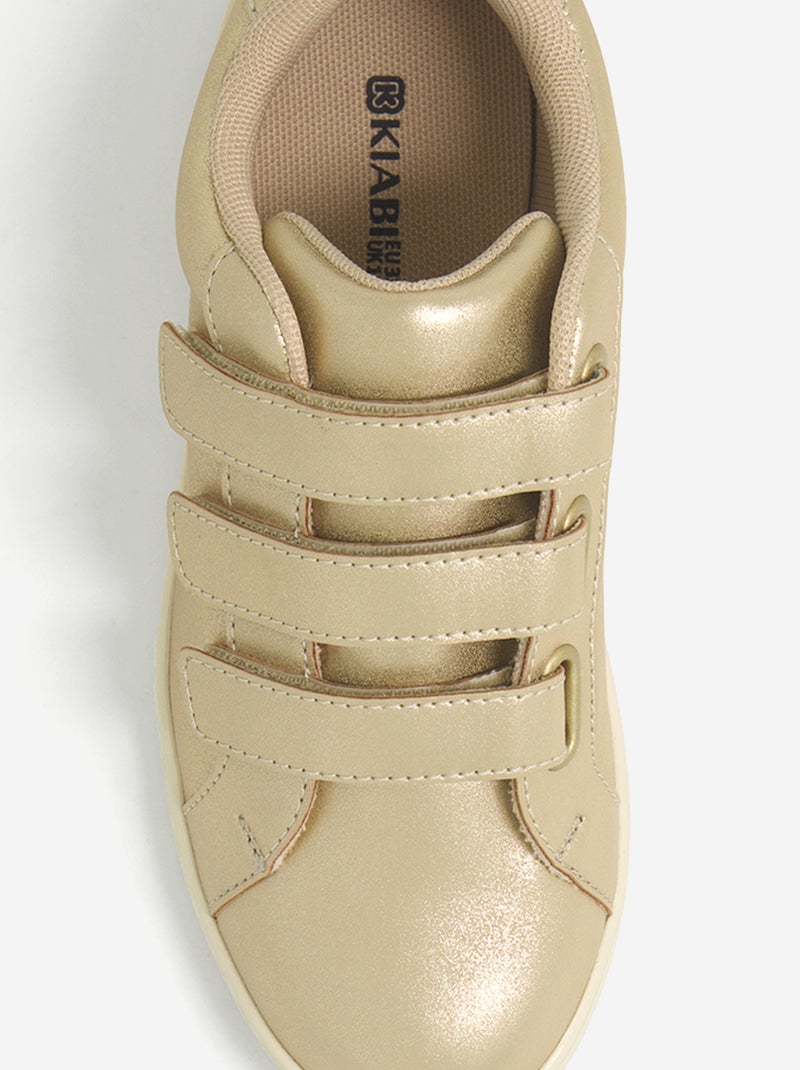 Zapatillas con velcros Amarillo - Kiabi