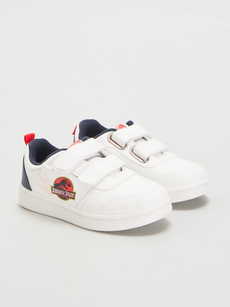 Zapatillas con velcros 'Jurassic Park' BLANCO - Kiabi