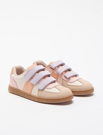 Zapatillas con velcros multicolores