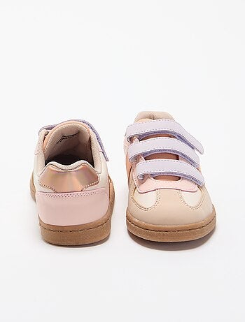 Zapatillas con velcros multicolores