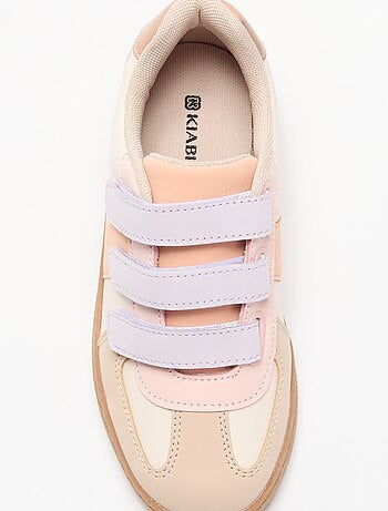Zapatillas con velcros multicolores