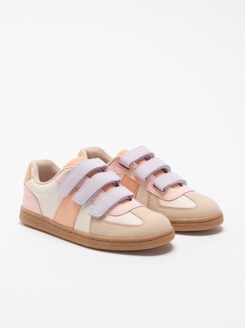Zapatillas con velcros multicolores - Kiabi