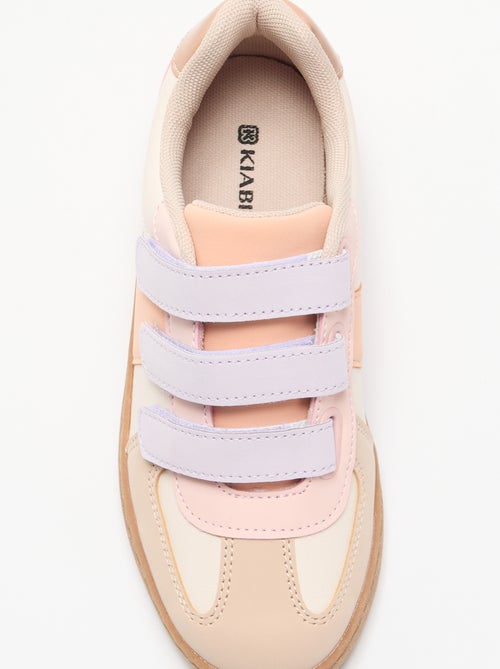 Zapatillas con velcros multicolores - Kiabi