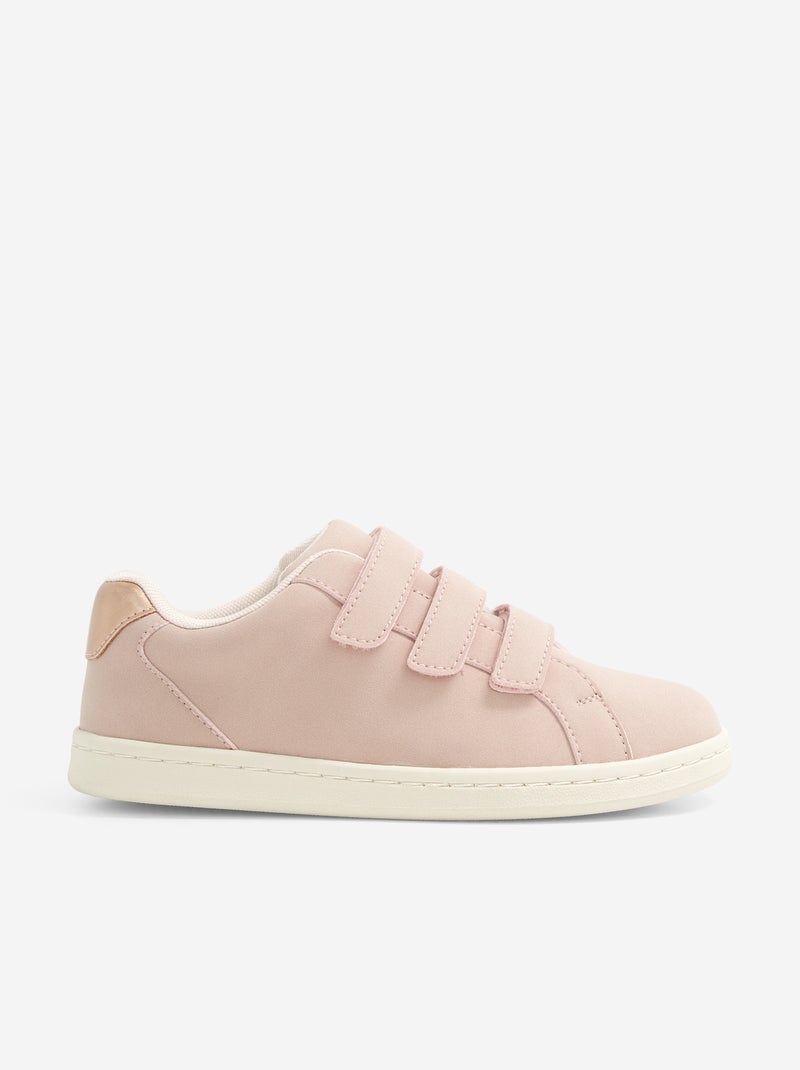 Zapatillas con velcros Rosa - Kiabi