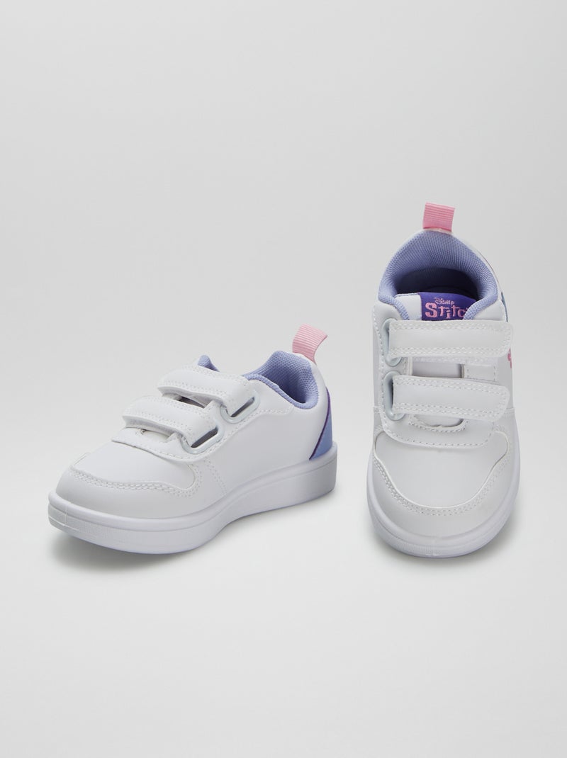Zapatillas con velcros 'Stitch' BLANCO - Kiabi