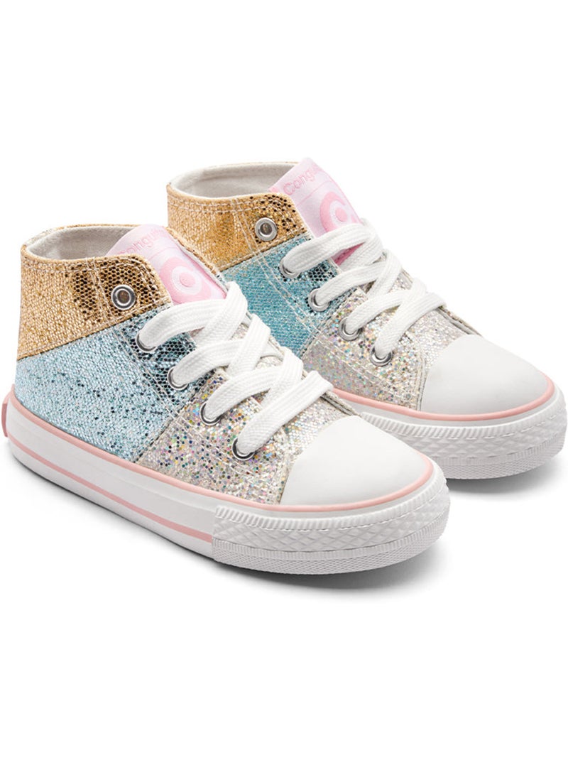 Zapatillas Conguitos Altas Glitter Multicolor - Kiabi