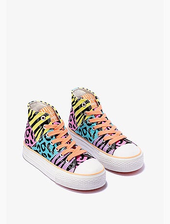Zapatillas conguitos altas plataforma