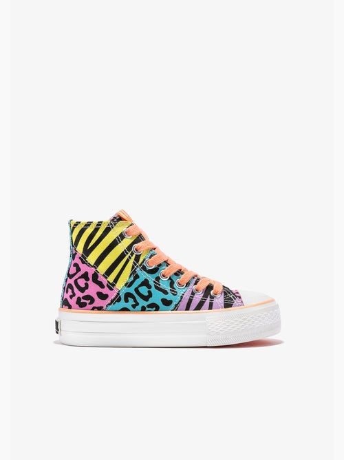 Zapatillas conguitos altas plataforma - Kiabi