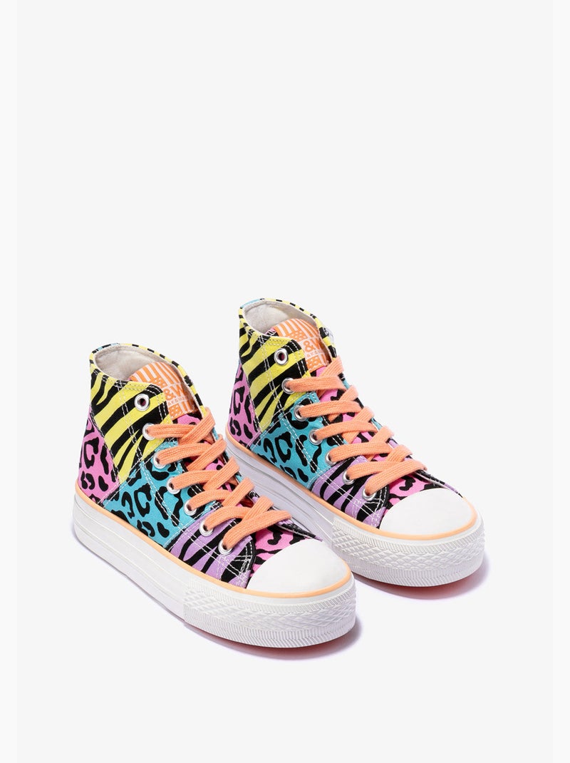 Zapatillas Conguitos Altas Plataforma Multicolor - Kiabi