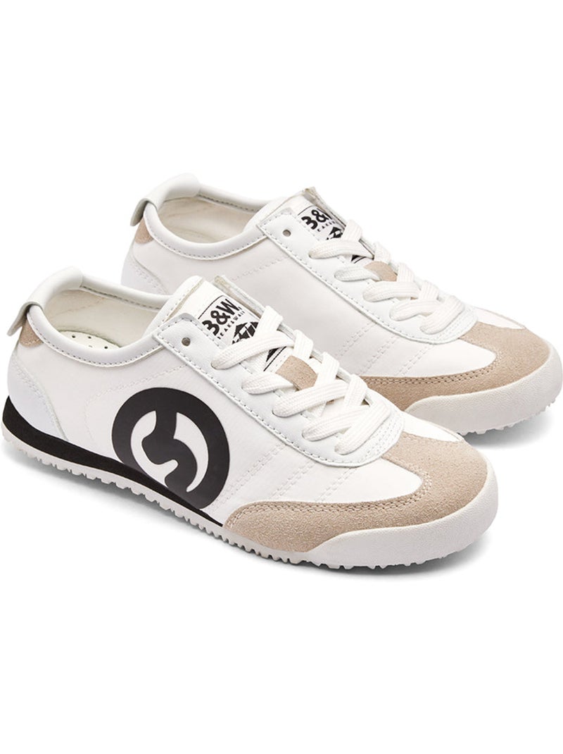 Zapatillas conguitos bajas básicas cordones Blanco - Kiabi