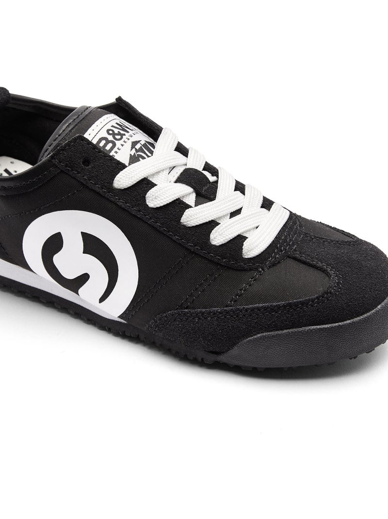 Zapatillas Conguitos Bajas Básicas Cordones Negro - Kiabi