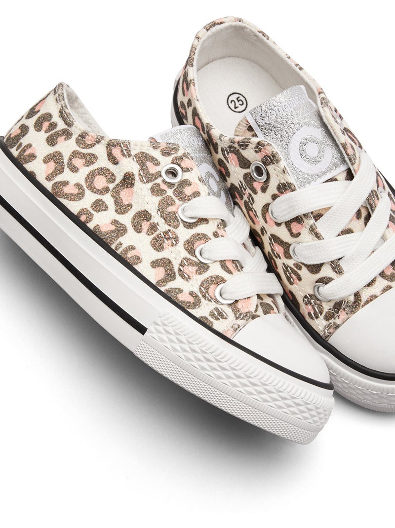 Zapatillas Conguitos Bajas Leopardo Multicolor - Kiabi