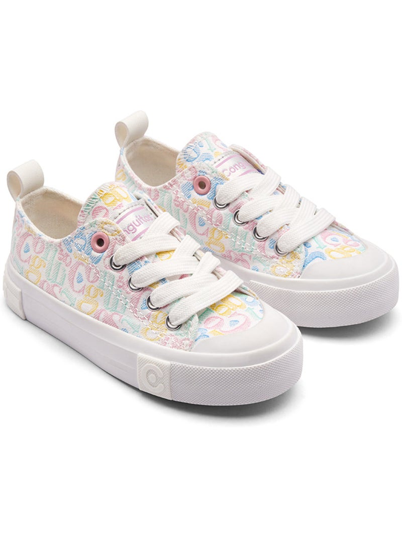 Zapatillas Conguitos Bajas Letras Multicolor - Kiabi