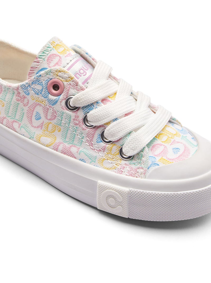 Zapatillas Conguitos Bajas Letras Multicolor - Kiabi