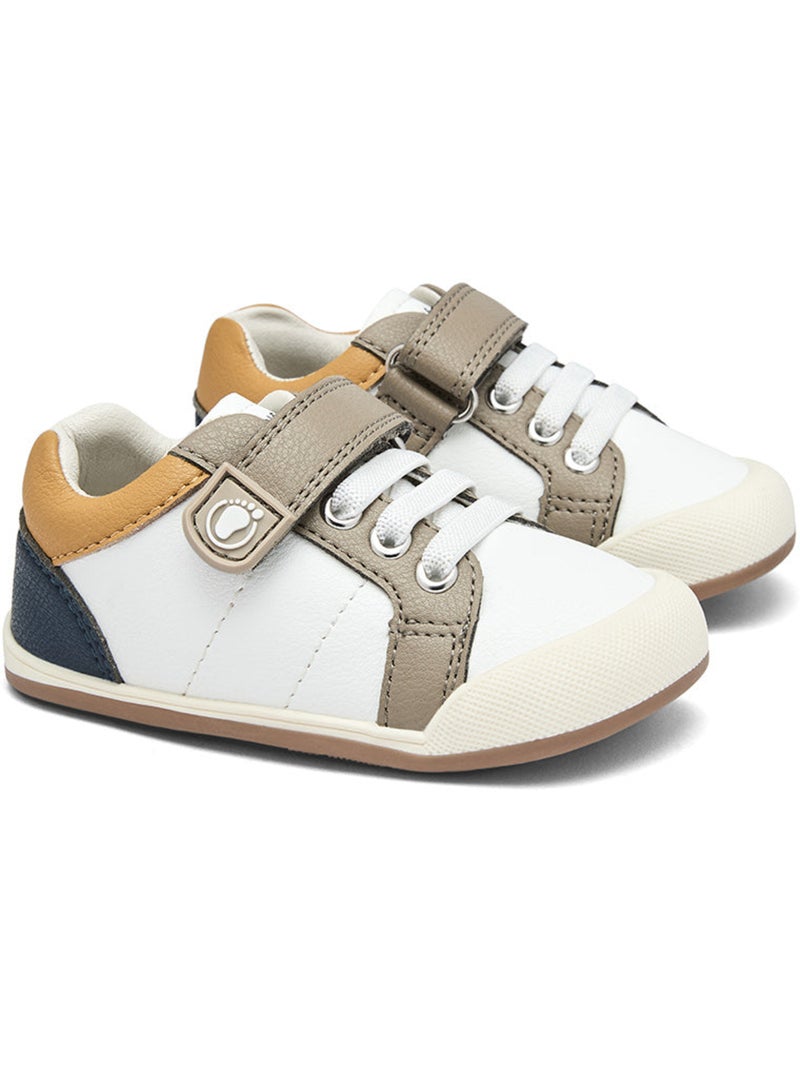 Zapatillas conguitos barefoot goflex Blanco - Kiabi
