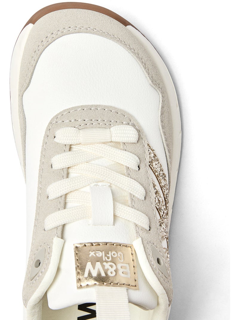 Zapatillas conguitos barefoot goflex Blanco - Kiabi