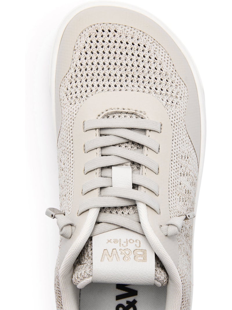 Zapatillas Conguitos Barefoot Goflex Bordado Beige - Kiabi