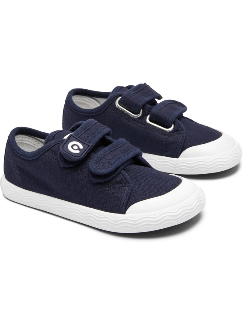 Zapatillas conguitos barefoot goflex canvas Azul marino - Kiabi