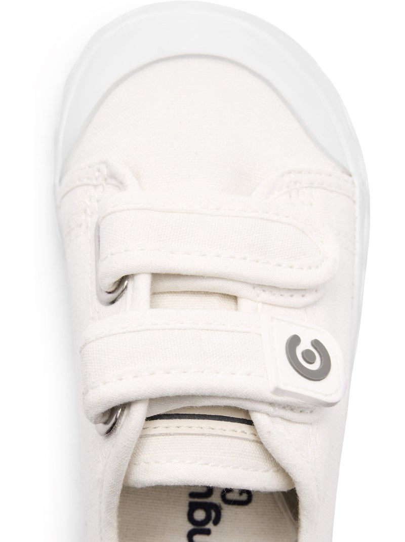 Zapatillas Conguitos Barefoot Goflex Canvas Blanco - Kiabi