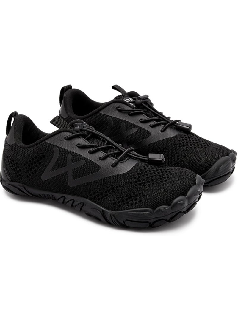 Zapatillas Conguitos Barefoot Goflex Canvas Negro - Kiabi
